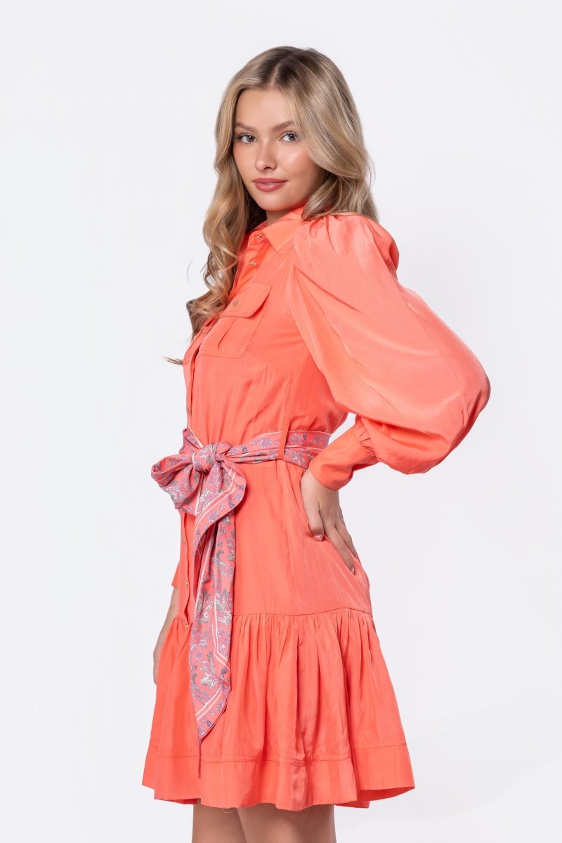Alex Dress 37" (Coral/Pink)