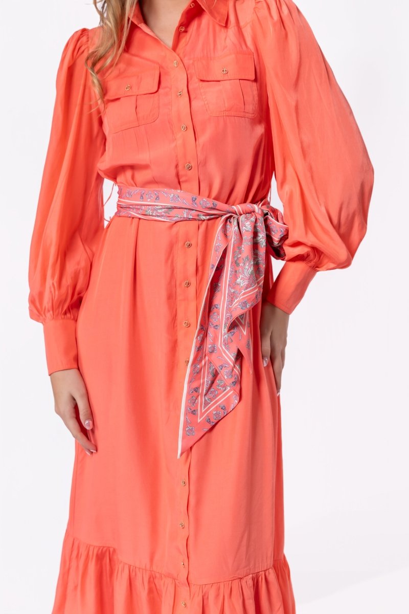 Alex Dress 53" (Coral Pink)