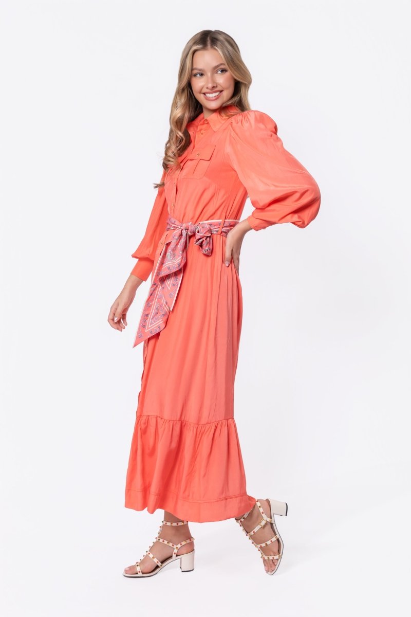 Alex Dress 53" (Coral Pink)