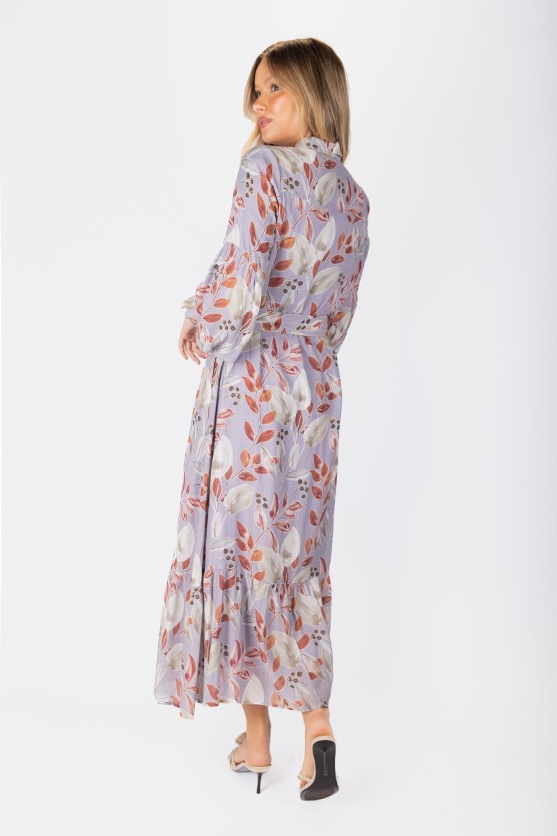 Alice Dress Long Sleeve 53" (Light Purple)