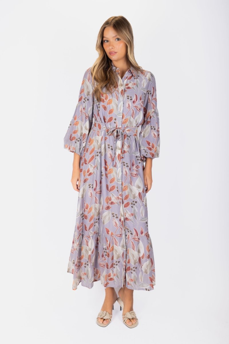Alice Dress Long Sleeve 53" (Light Purple)