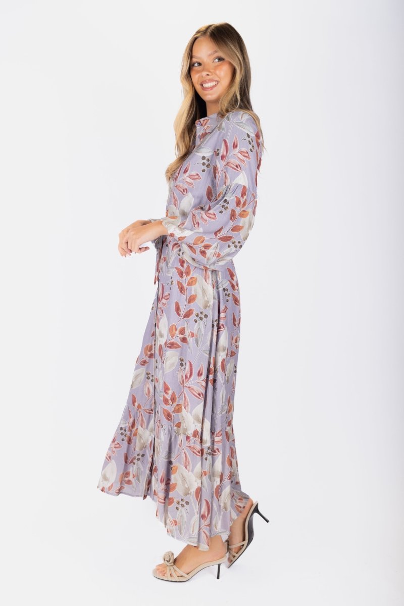 Alice Dress Long Sleeve 53" (Light Purple)