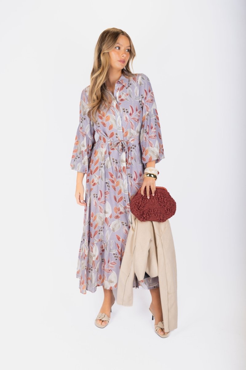 Alice Dress Long Sleeve 53" (Light Purple)