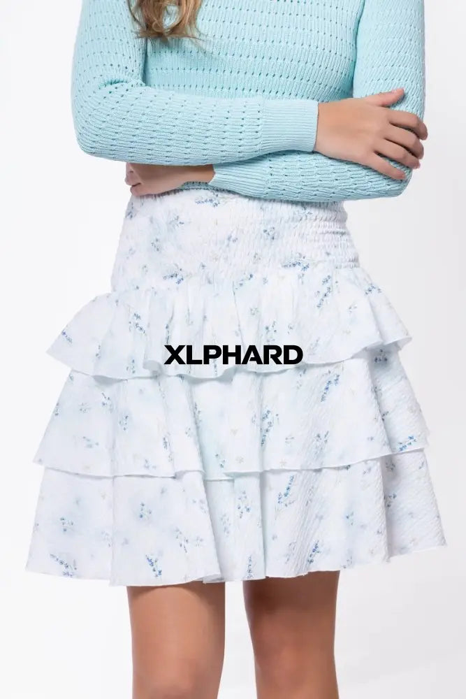 Ana Skirt (Blue Flower) - Skirt