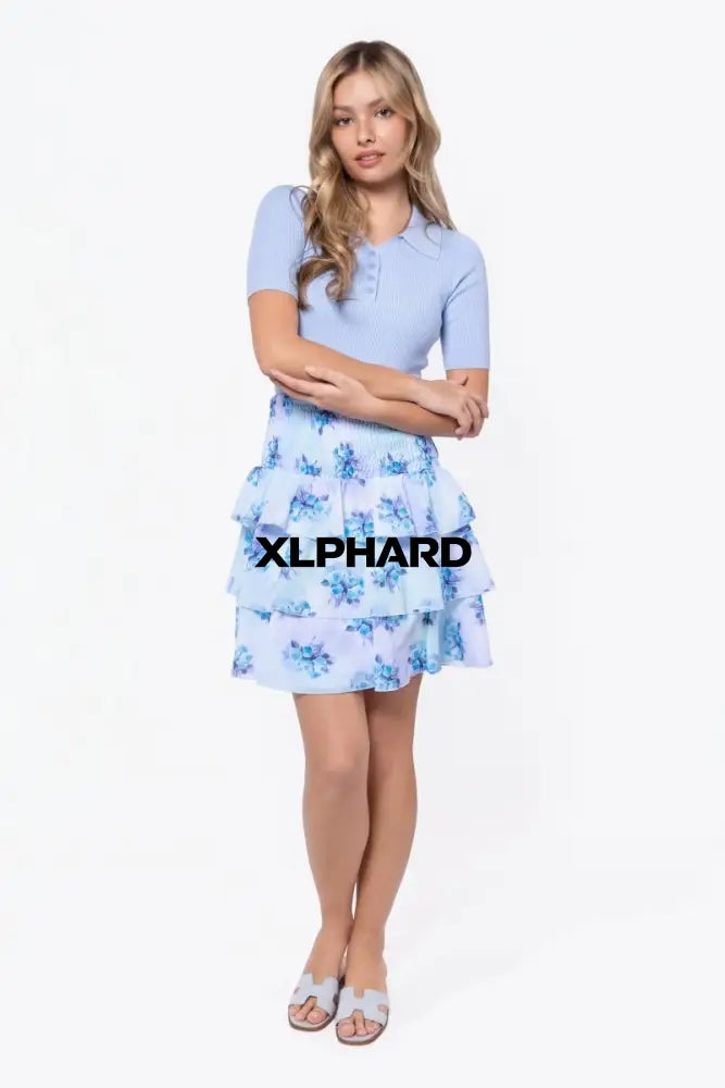 Ana Skirt (Blue Purple) - Skirt