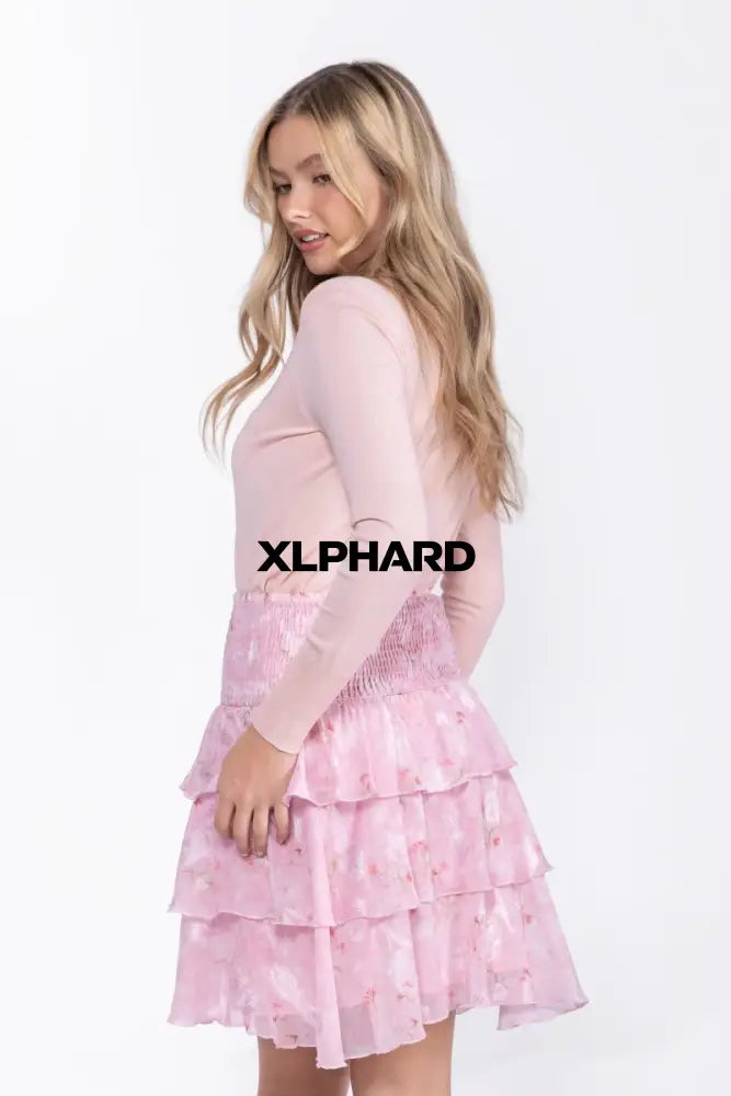 Ana Skirt (Light Pink) - Skirt