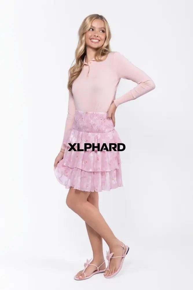 Ana Skirt (Light Pink) - Skirt
