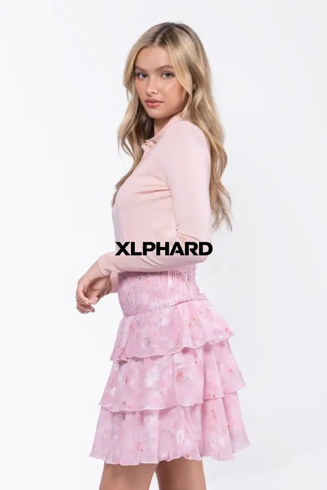 Ana Skirt (Light Pink) - Skirt