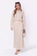 Anita Skirt (Khaki Stripe)