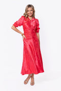 Audrey Dress Short Sleeve (Coral Pink)
