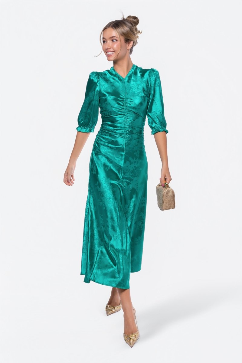 Audrey Dress Short Sleeve (Kelly Green)