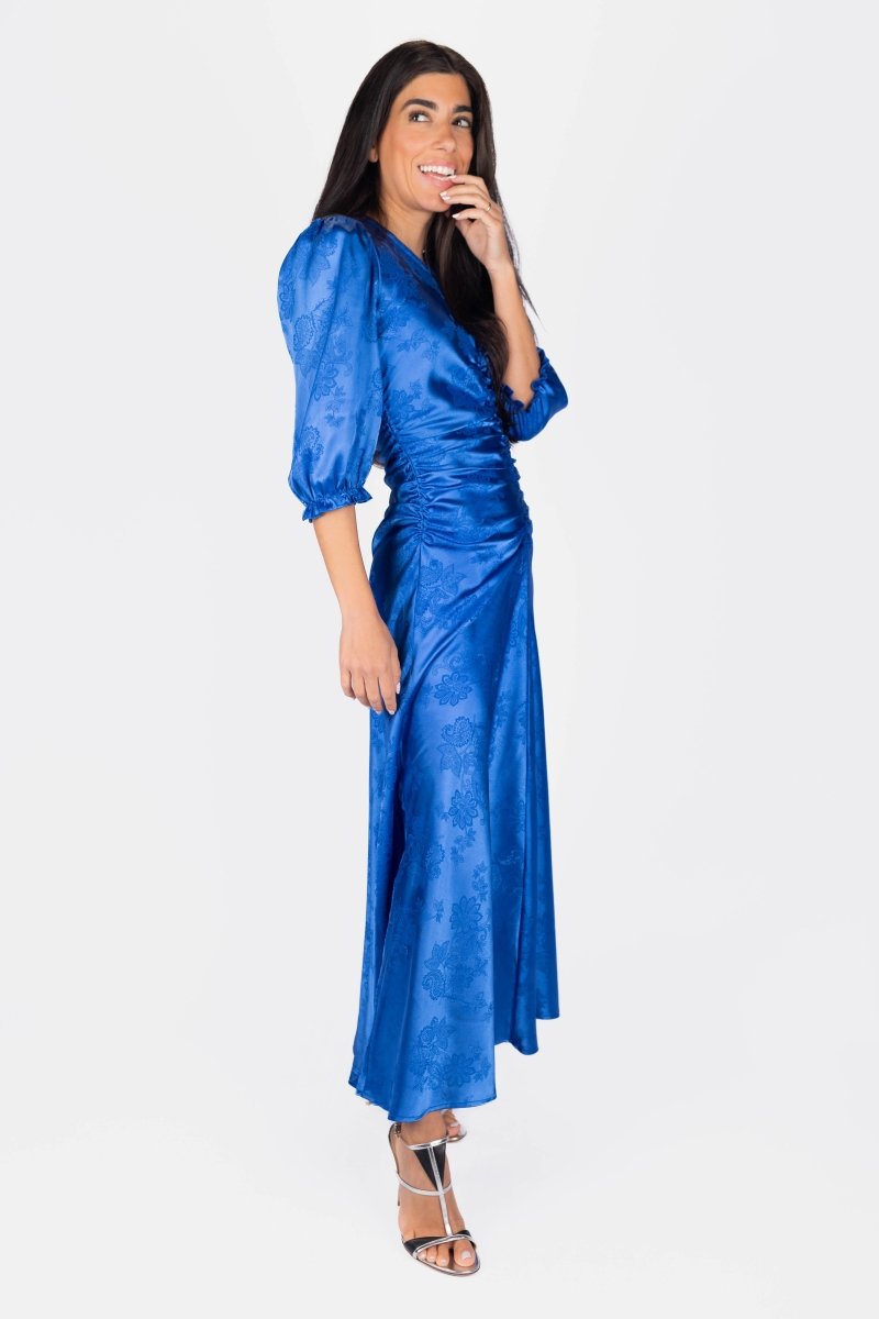 Audrey Dress Short Sleeve (Royal Blue)