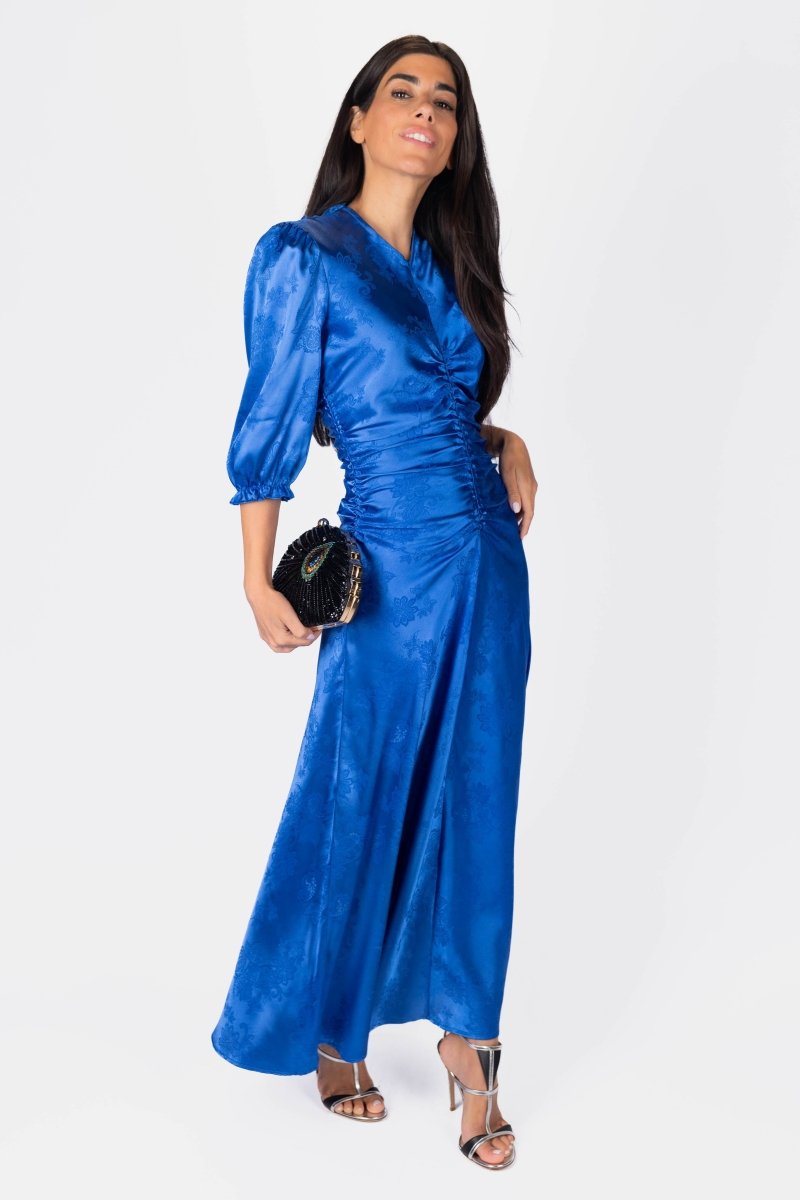 Audrey Dress Short Sleeve (Royal Blue)