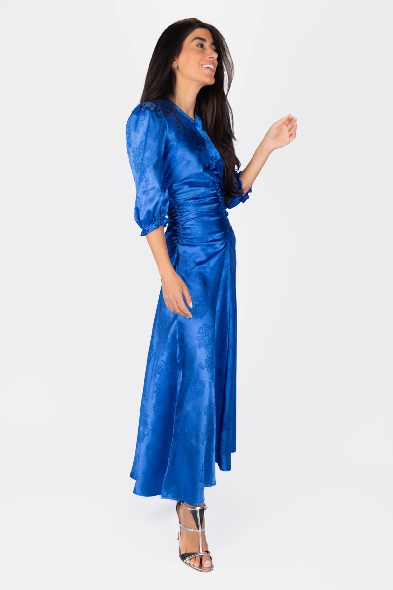 Audrey Dress Short Sleeve (Royal Blue)