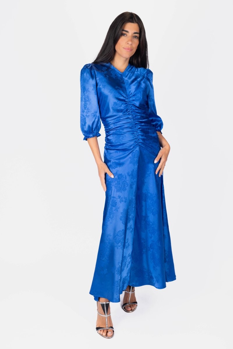 Audrey Dress Short Sleeve (Royal Blue)