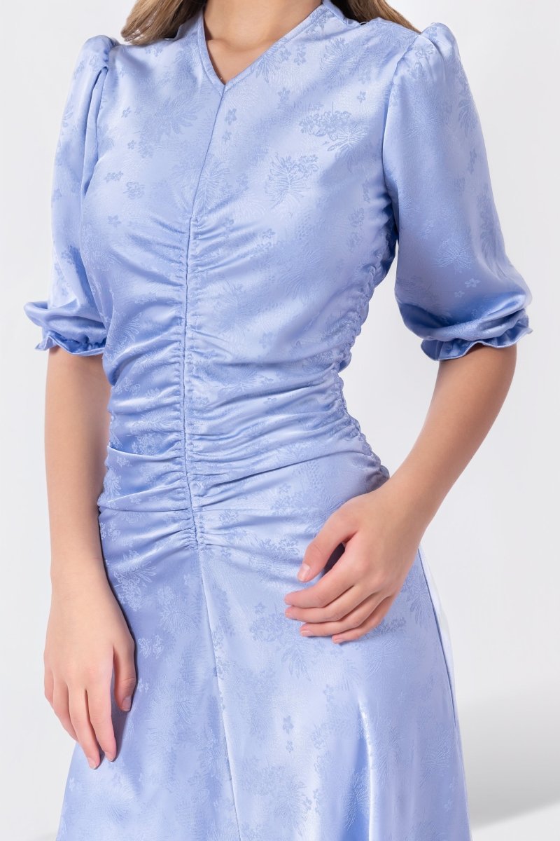 Audrey Dress Short Sleeve (Sky Blue)