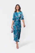 Audrey Dress Short Sleeve (Teal Green)